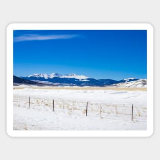 Fairplay Town Colorado Mountains Landscape Photography V1 Magnet